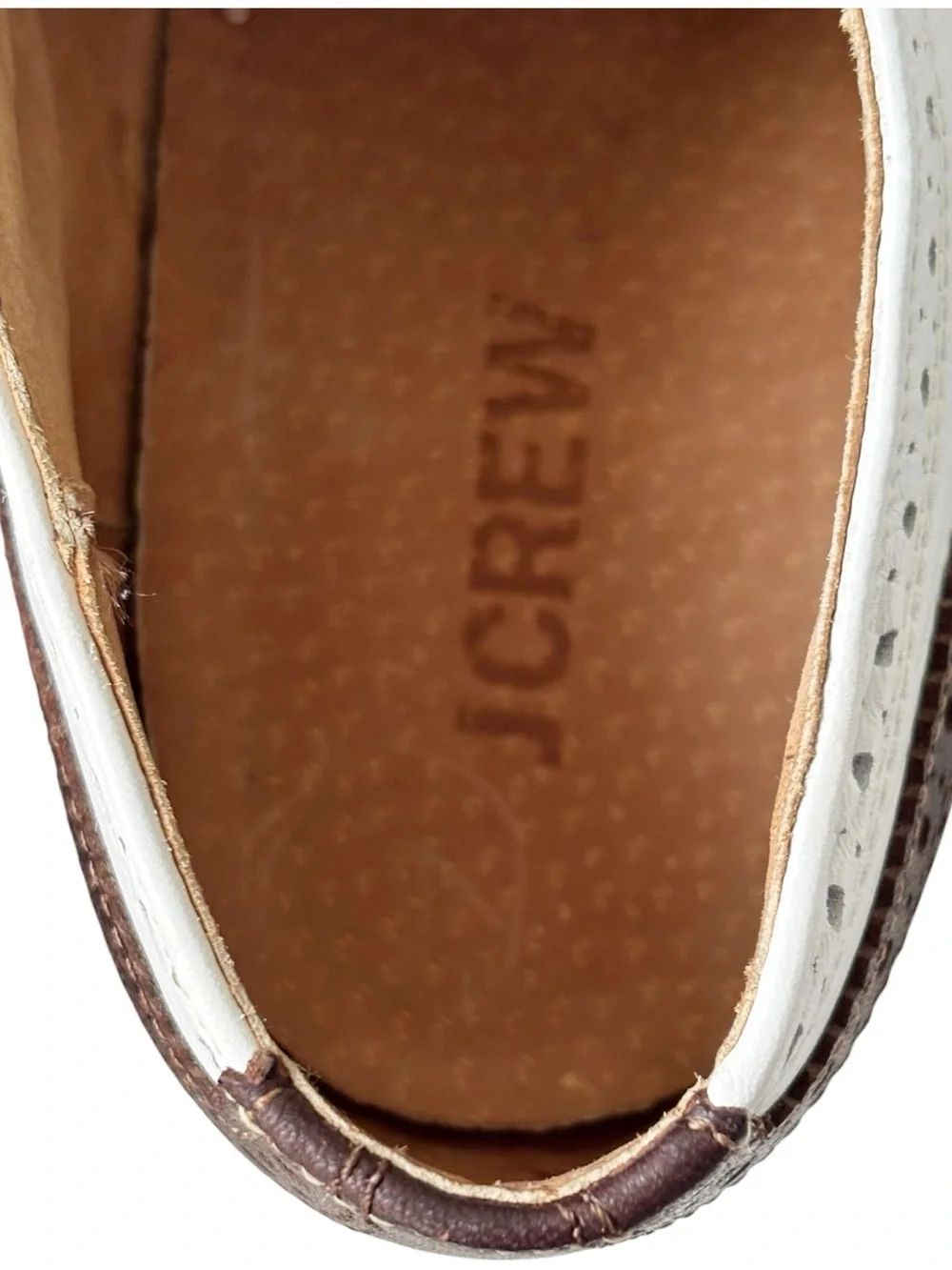J. Crew Classic two-toned spectator full brogue wingtip Oxford dress shoes | 10